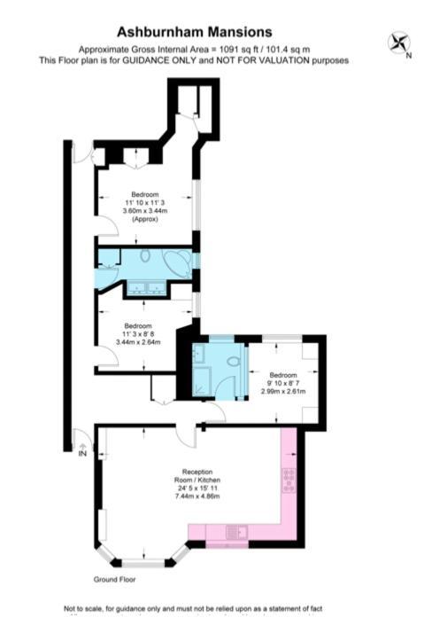 Modern Chelsea Flat, 3Bd 2Bath, With Parking Apartment ลอนดอน ภายนอก รูปภาพ
